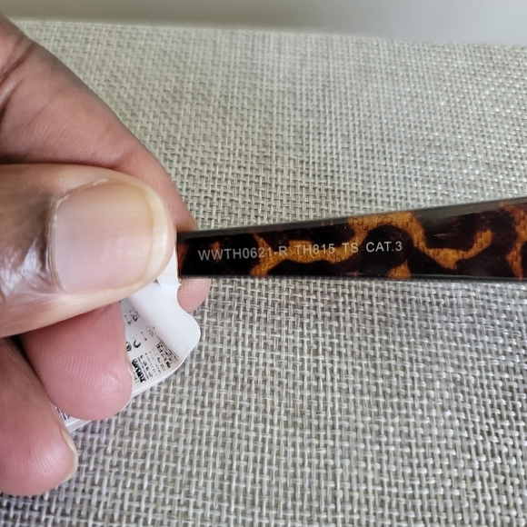 New Tahari Oversized Tortoiseshell Brown Sunglasses TH815 TS - Picture 4 of 4